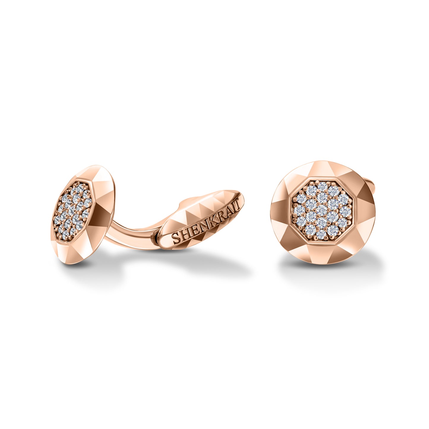 Diamond cufflinks