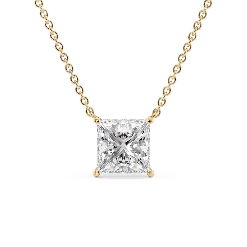 princess Diamond Pendant
