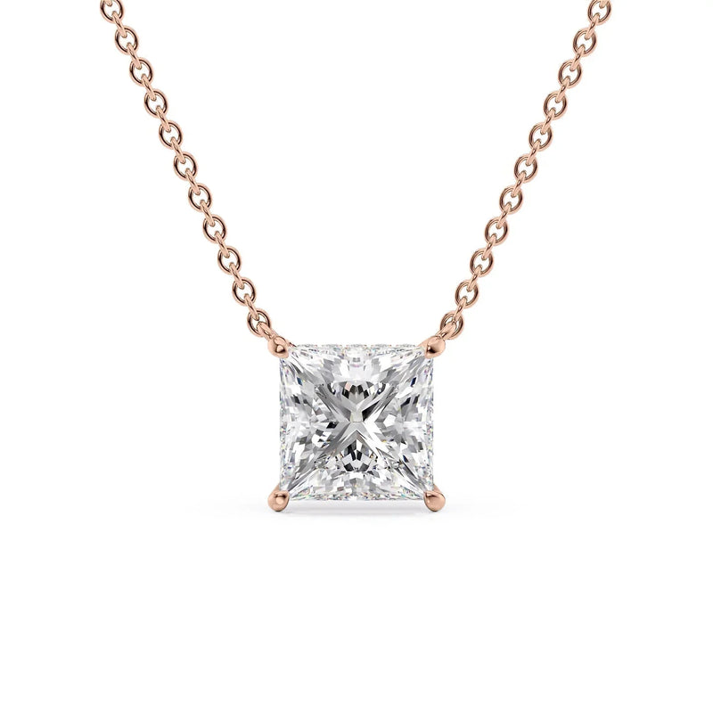princess Diamond Pendant
