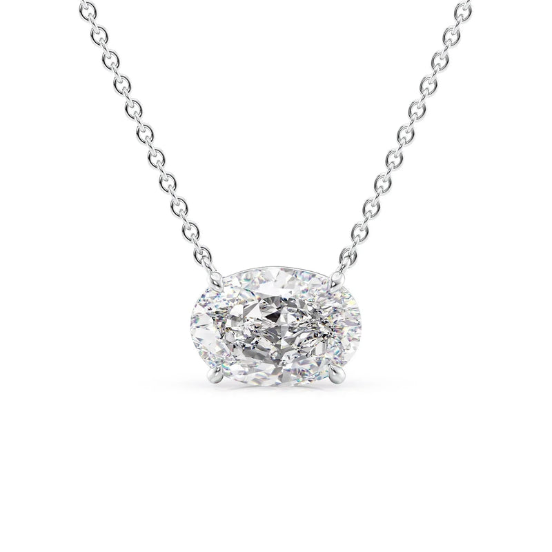 Oval Diamond pendant