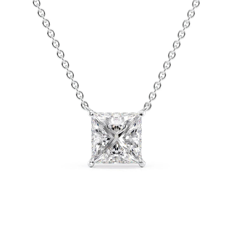 princess Diamond Pendant